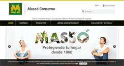 Desktop Screenshot of massoconsumo.com