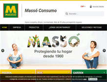 Tablet Screenshot of massoconsumo.com